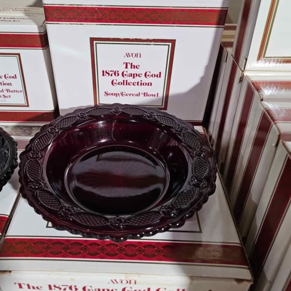 Avon Other - Avon 1876 Ruby Red Cape Cod Soup/Cereal Bowl